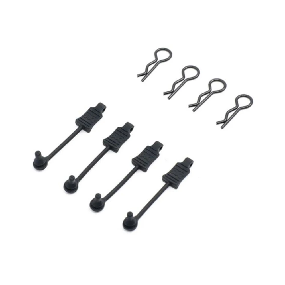AR390178 Rubber Body Clip Retainer Anti‑Lost Shell Buckle Replacement Parts for 1/7 1/8 for ARRMA Mojave Limitless Typhon Kraton