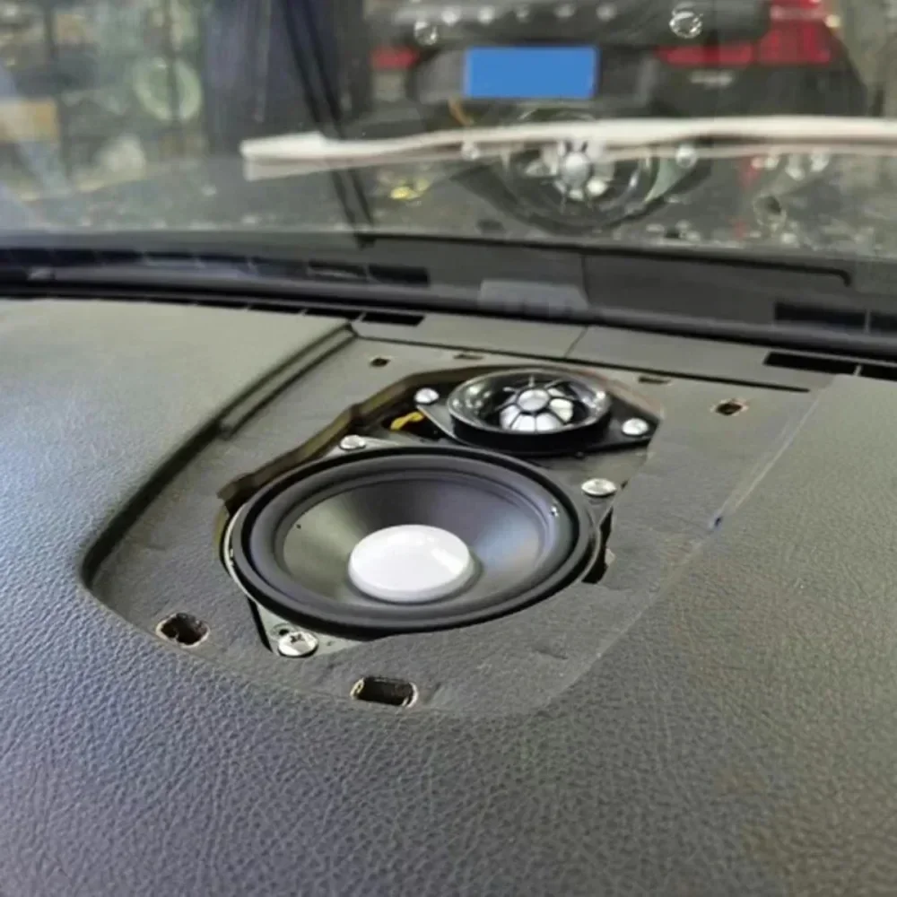 Dashboard Center 3 Pcs Set For BMW F10 F11 5 Series High Quality Tweeter Midrange Speaker Middle Panel Cover Upgrade Sound - view 6