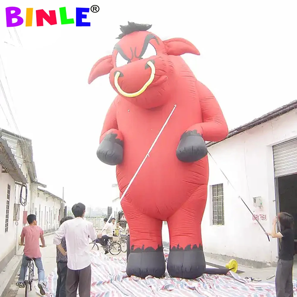 

Angry Giant Inflatable Bull For Advertising Event Decoration Inflatable Cartoon Rodeo Bull Animal For Sale