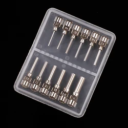 12 Pack Dispensing Needle Stainless Steel Blunt Tip Needle 0.5 inch 8G, 10G, 12G, 16G, 18G, 20G, 26G, 30G, glue needle