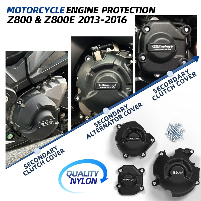 GB Racing Z800 2013 to 2016 Motorcycle Engine Protect Cover For KAWASAKI Body & Frames Clutch Pulse Protection Cover Accessories