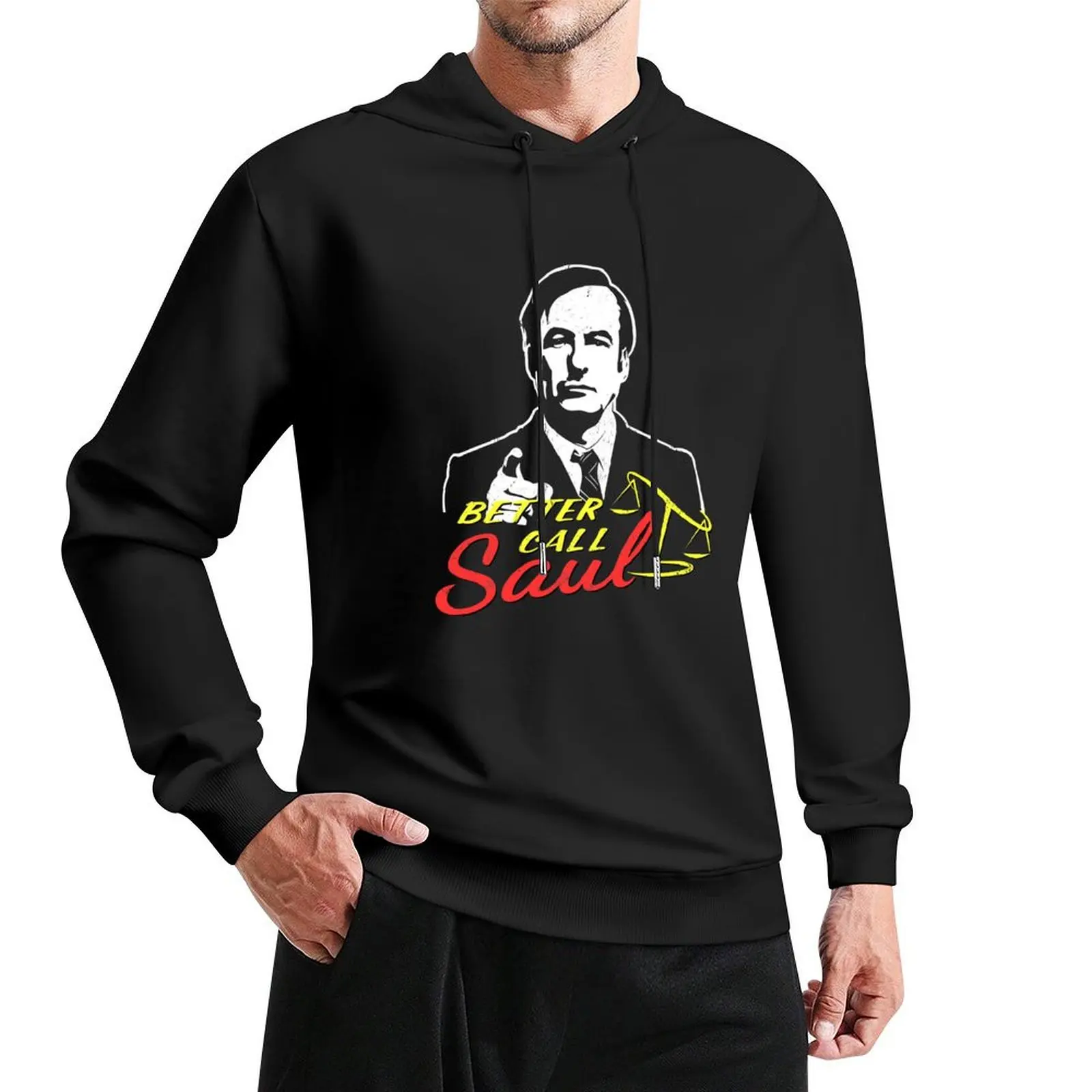 

Call Saul Vintage Better Silhouette Sketch Pullover Hoodie men's sweat-shirt set men's hoodies