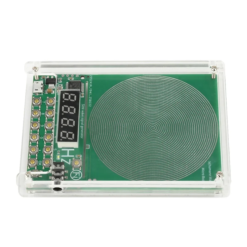 

ABUI-DC 5V 0.01Hz-100000Hz Adjustable Frequency Schumann Wave Generator Sine Wave Signal Generator
