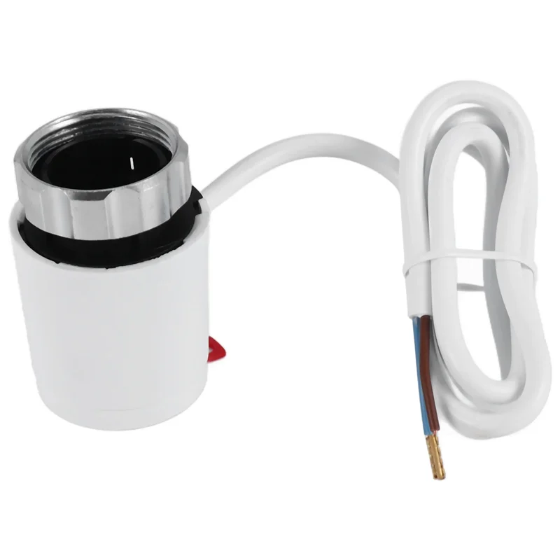 【Flash Sale】230V Normally Closed NC M30x1.5Mm Electric Thermal Actuator For Underfloor Heating TRV Thermostatic Radiator Valve