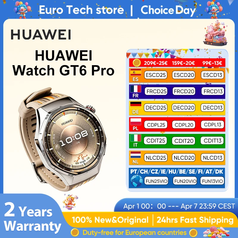 HUAWEI Watch GT 6 Pro 46mm GPS Smartwatch 1.47 ''écran tactile AMOLED, jusqu'à 21 jours d'autonomie, niveau professionnel de cyclisme, NFC,