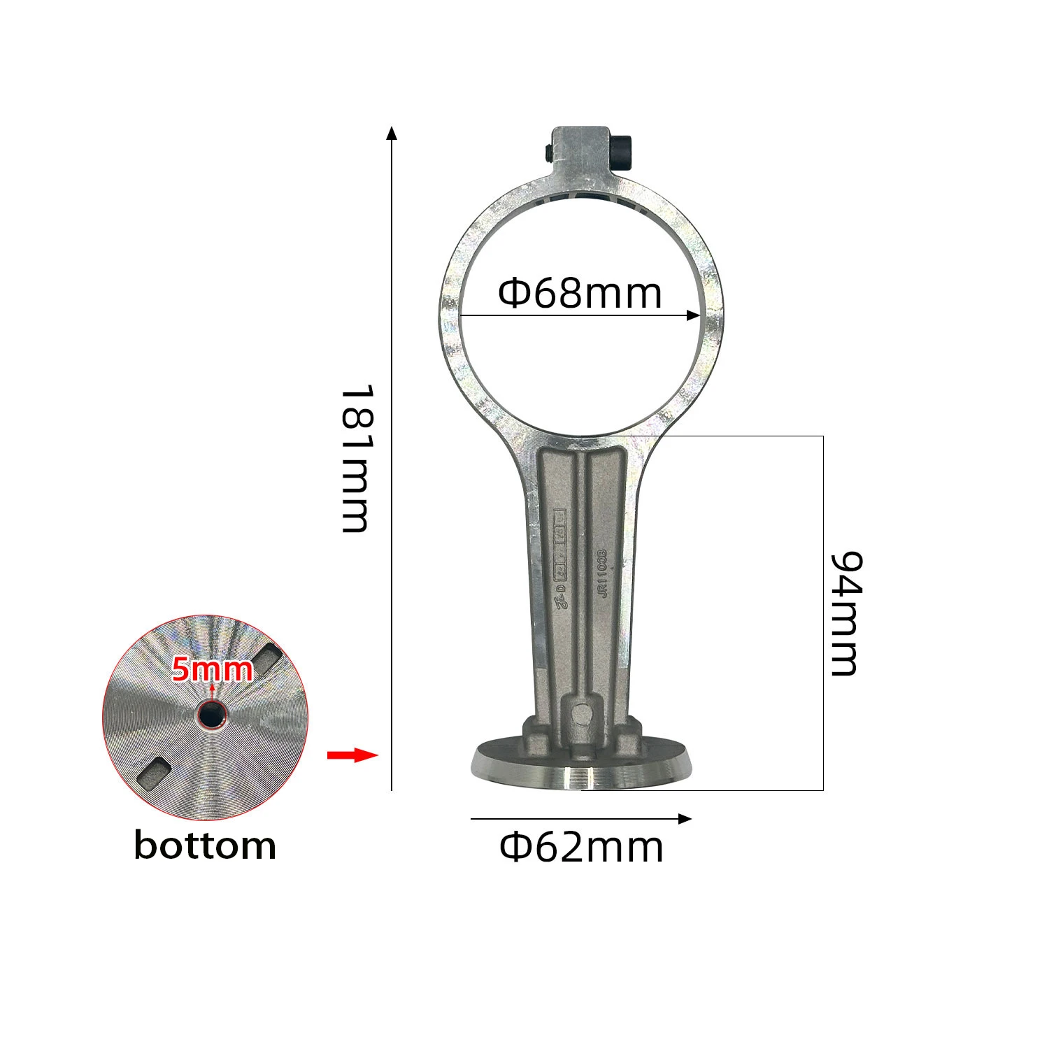 Pleuel/Druckplatte des Luft kompressors für öl freie geräuschlose Luftpumpe 550W/750W/1100W/1500W Kolben ring zubehör