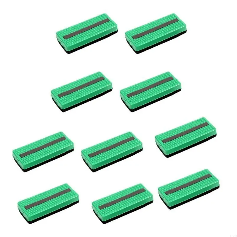 D5BB 10PCS 자기 화이트 보드 지우개 5.8x2.5 인치 경량 화이트 보드 지우개