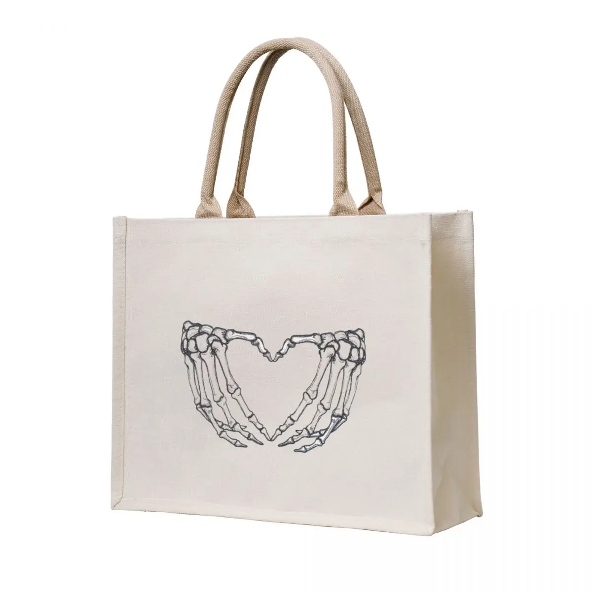 

skeleton heart Tote Bag Women's beach bags large tote bag eco pack
