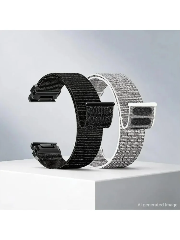 26mm 22mm QuickFit Uhrenarmband für Garmin Fenix 8 8Pro 7 7X 6 6X 5X/Forerunner 970 965/Enduro 3/Instinct 3 2X Sport-Nylonarmband