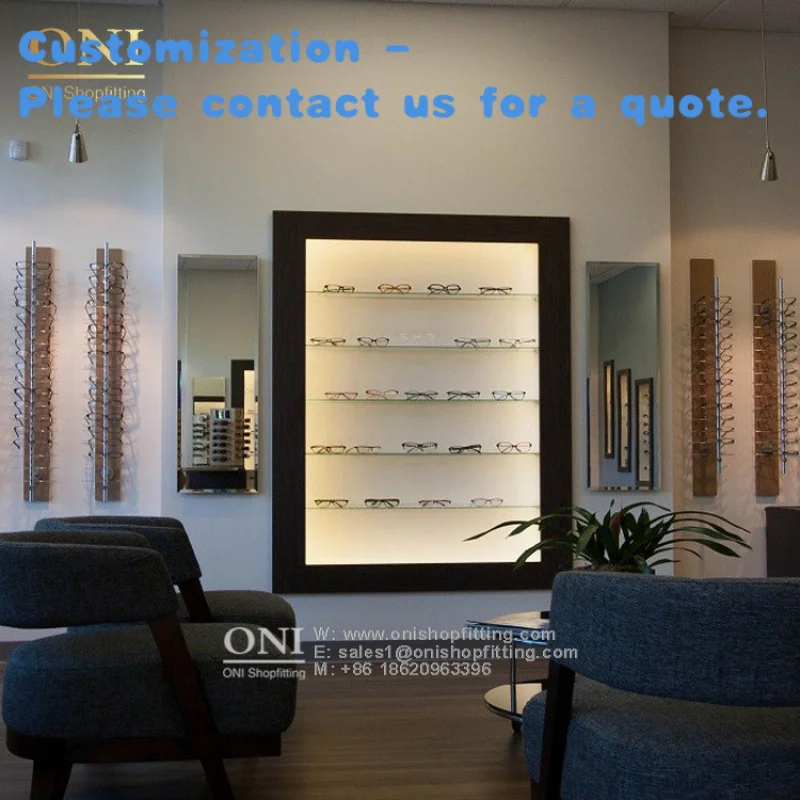 

custom.Modern Eyewear Retail Store Showcase Equipment Professional Optical Shop Interior Design Glasses Furniture