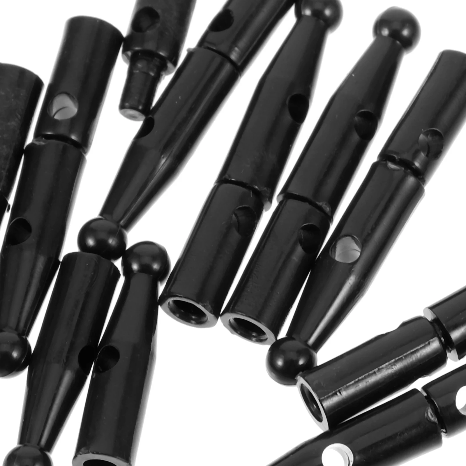 

10 Pcs Umbrella Tail Beads Zinc Alloy Replacement Parts Decorative Straight Bone Covers Weather Resistant for Rain