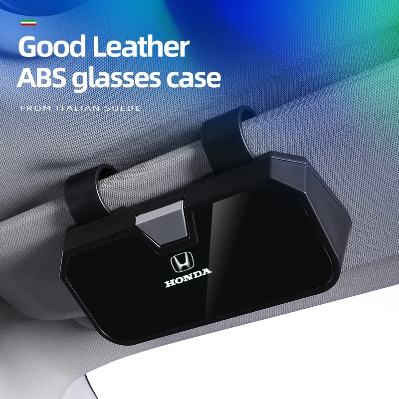 

Для Honda Civic CRV XRV автомобильный солнцезащитный козырек, держатель для очков, внутренняя мягкая ткань, устойчивый к царапинам чехол для хранения очков