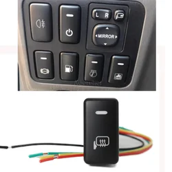 Green Car DRL Light Bar Speaker Horn Power Control Button Switch for Toyota Tacoma Land Cruiser Reiz Hilux Prado 120 FJ CRUISE