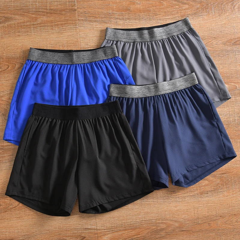 

Lightweight Breathable Men's Sport Shorts Quick Dry Running Athletic Pants Summer Sporty Style mid Low Waist Straight Leg