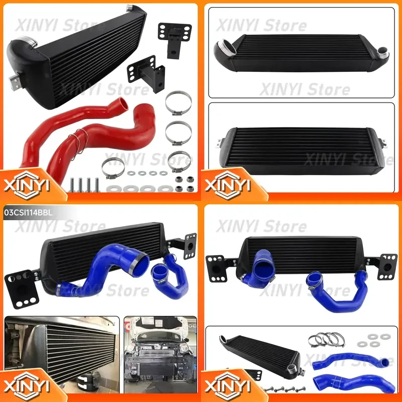 High Performance Intercooler Kit for Fiat 500 Abarth 1.4 Turbo 99KW 135PS 2008+ Black Red Blue Competition Upgrade