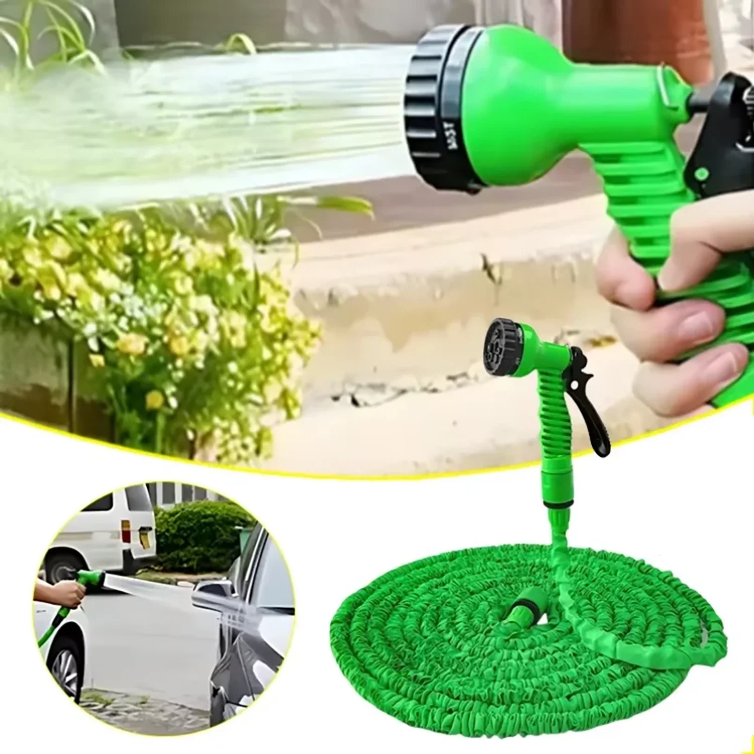 2026New Styles High Pressure Water Gun Car Wash Garden Adjustable Nozzle Watering Gun Lawn Multifunction Irrigation Sprayer