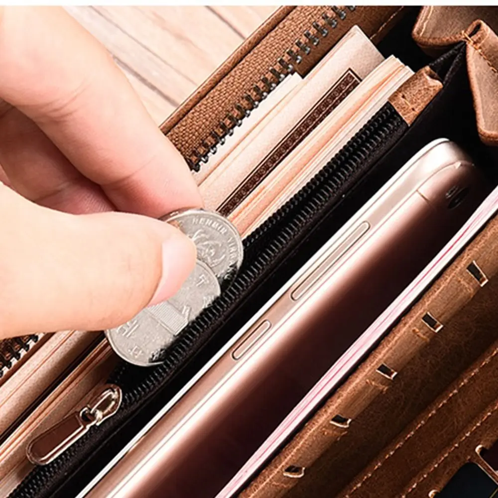 

Creative Purse Long Zipper Wallet Card Brand Large Capacity Business Clutch Bag Coin Purse ID Card Holder Women