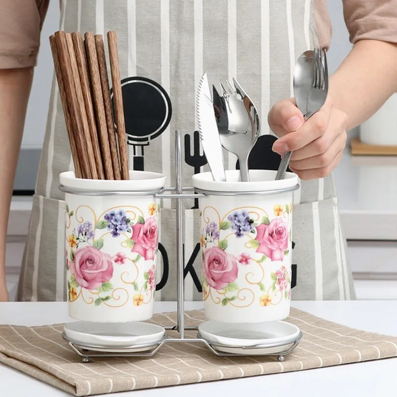 

Креативный кухонный держатель для измельчения Chopstis Cerc, новая дренажная клетка для измельчения из костяного фарфора, коробка для измельчения домашнего использования, корзина для измельчения