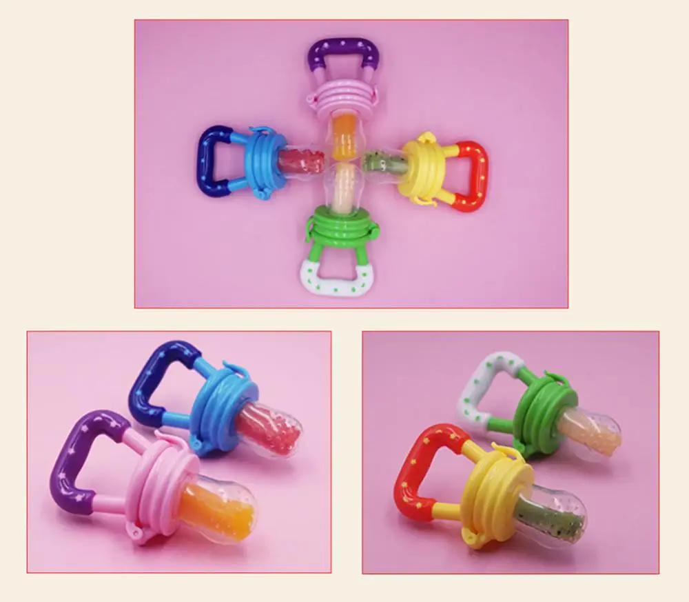 Food-grade Baby Fruit Feeder Pacifier Silicone Kids Chew Feeder Nipples Feeding Accessories Baby Soother Food Masticatory Aid