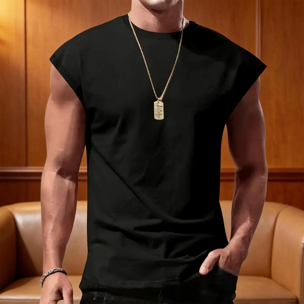 Summer Men's Mesh Gym Vest Quick Dry Loose Fitness Exercise Wide shoulder Sports Sleeveless Shirt Bodybuilding Tank Top