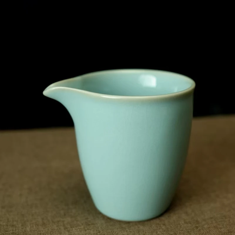 

Ru Kiln Fair Cup Чайная чашка Ru Porcelain Sky Blue Clear Wind Ice Crack Public Cup