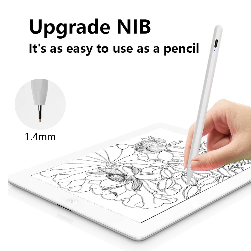 Palm Rejection Smart Touch Screen Drawing Tablet Active Stylus Tilt Pens for Magnetic Stylus Pen