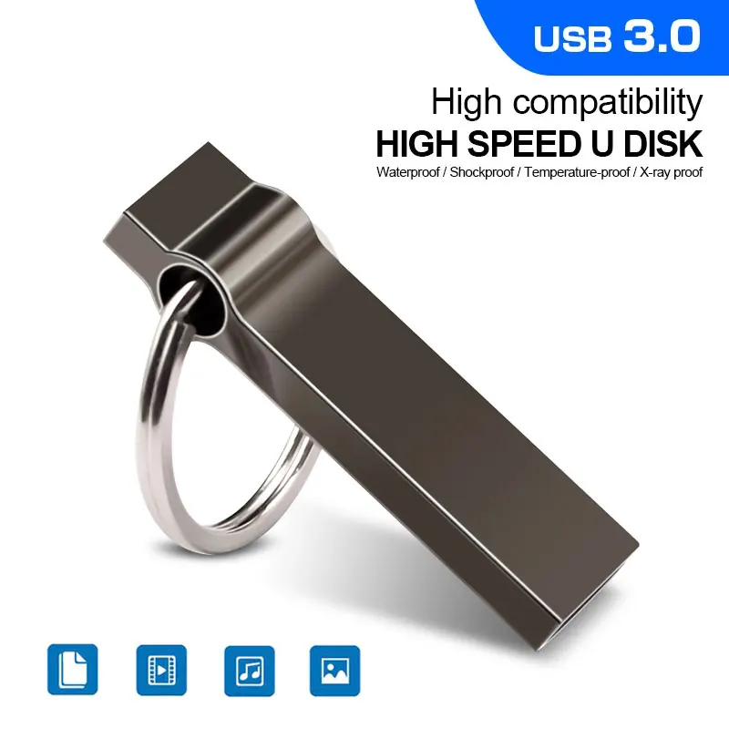 

High Speed Usb 3.0 Flash Drive 32GB 16GB 8G Metal Pen Drive 64GB USB Flash Memory Stick 128GB 256GB 512gb Cle usb stick Pendrive