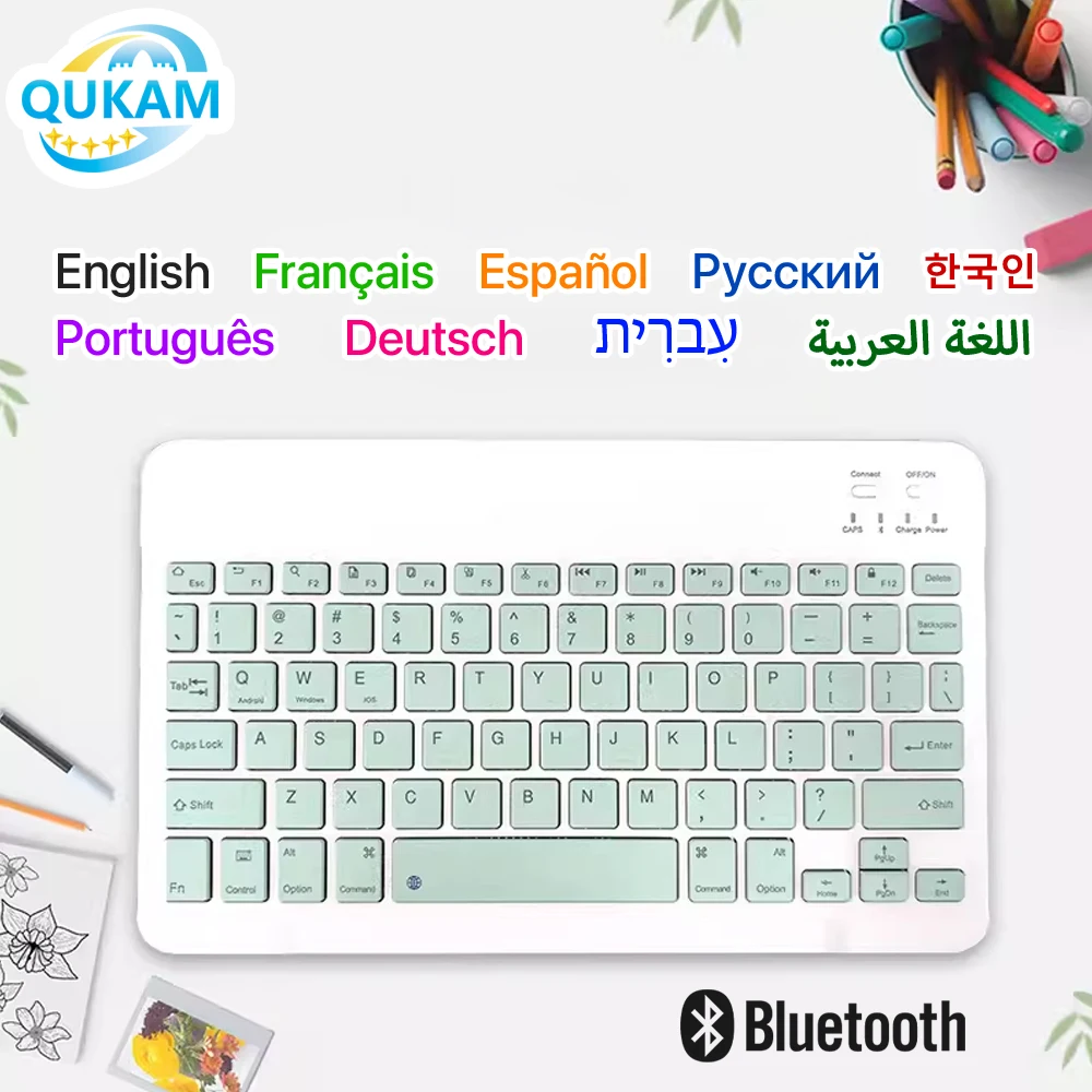 

2025 New Mini Wireless Bluetooth Keyboard For iPad Phone Tablet Portable Bluetooth Keyboard and Mouse For Samsung Xiaomi Android