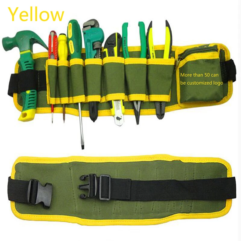 Multi-pockets Tool Bag Waist Pockets Electrician Tool Bag Organizer Carrying Pouch Repair Tools Bag Belt Waist Pocket Case