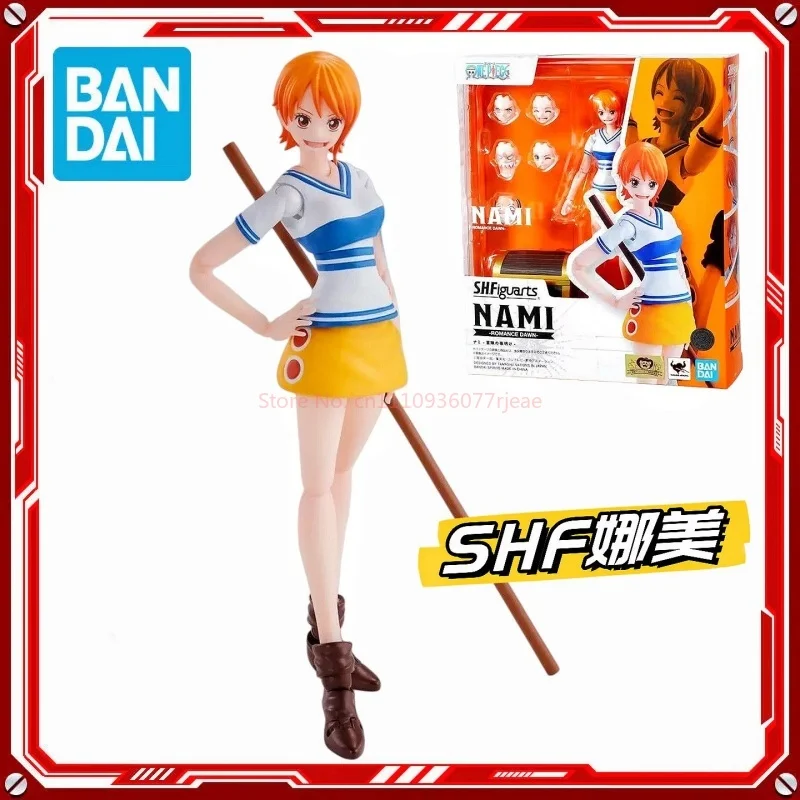 

Bandai Original Anime Figure One Piece S.H.Figuarts USOPP -ROMANCE DAWN- Action Figurine Toys Gift for Children Model Toy