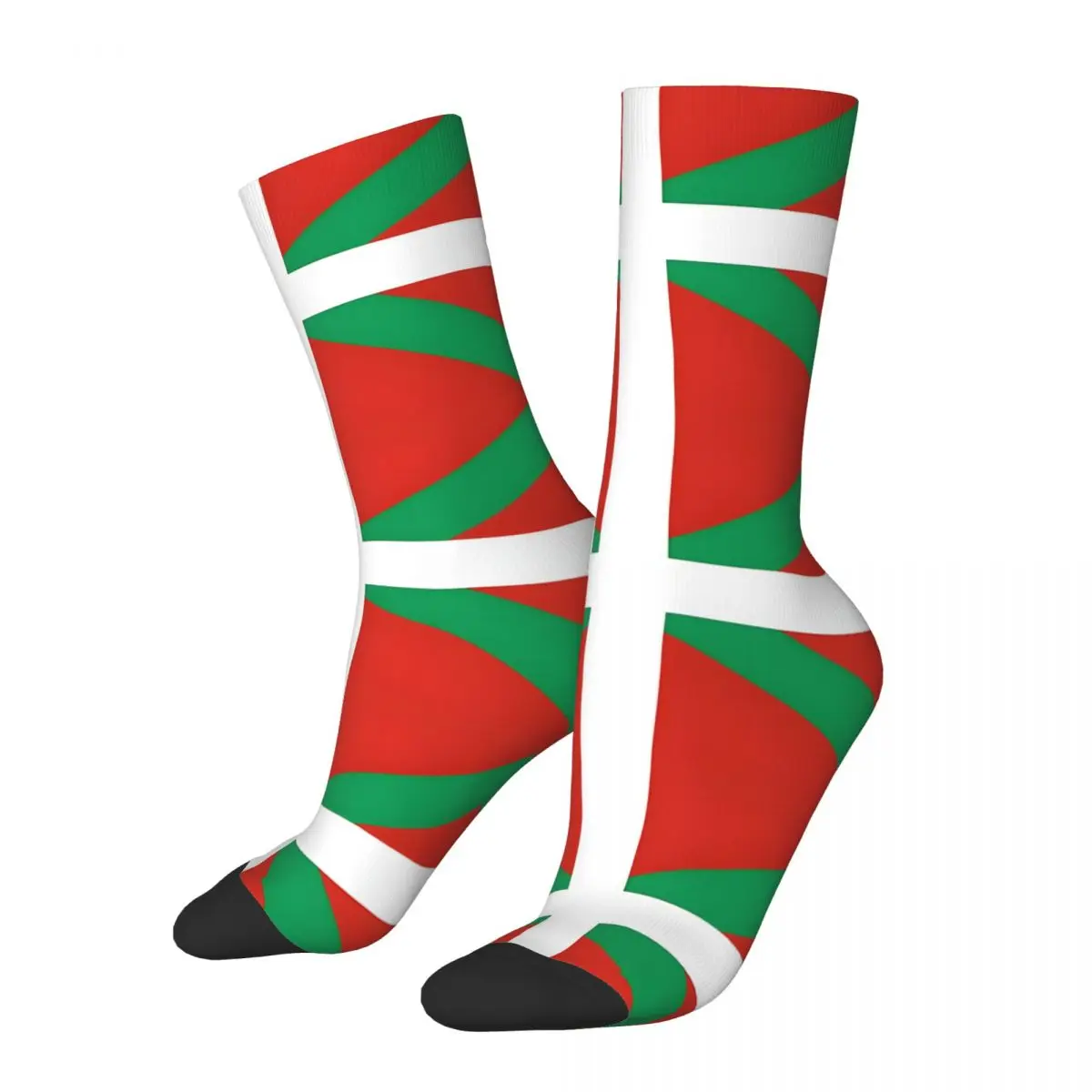 Basque Flag Bath Mat Unisex Winter Socks Hiking Happy Socks Street Style Crazy Sock