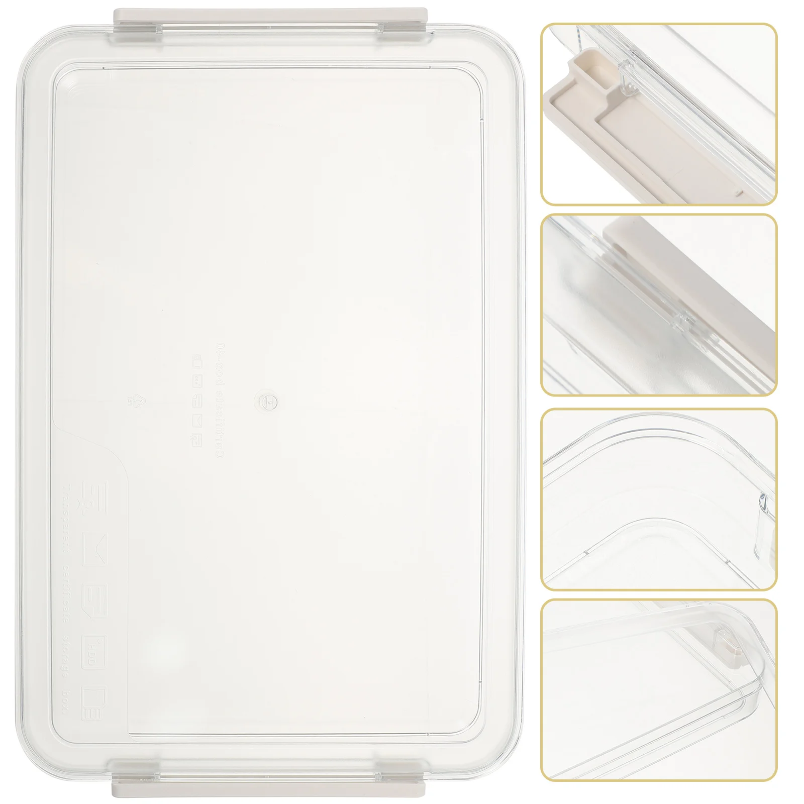 

File Box Document Organizer Stationery Filing Cabinets Organizers Desk Office Convenient Paper Household Accessories