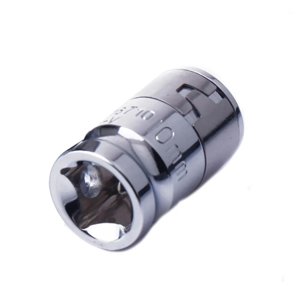 Ratchet Socket Adapter Socket Hex Bit Holder Converter 1/4 3/8 1/2 For 8mm/10mm Bit Holder Screwdriver Bit Hand Tools