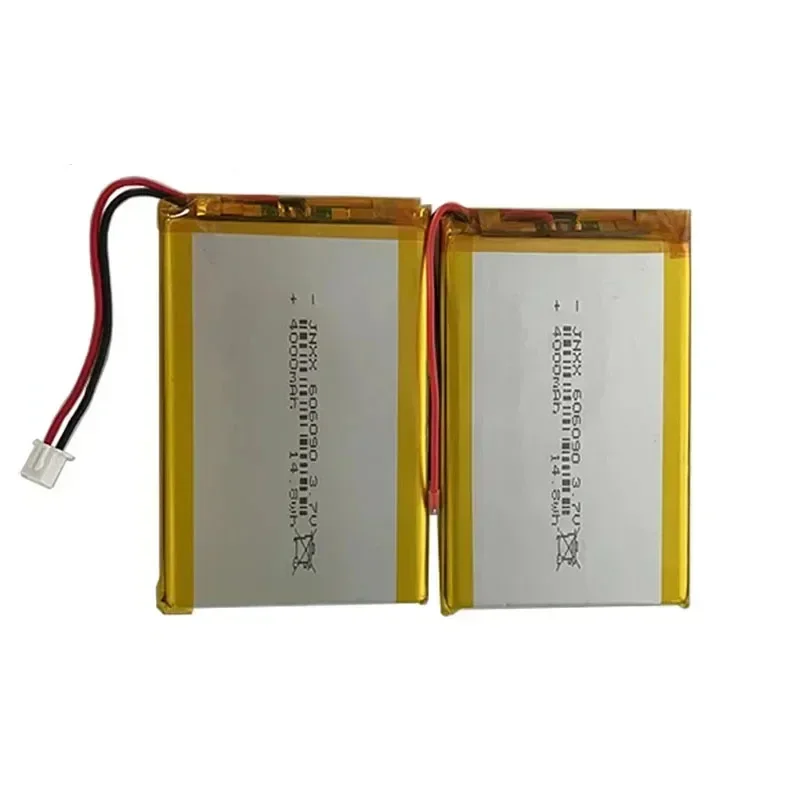 3.7V 4000mAh 606090 Rechargeable Lithium Polymer Lipo Battery for Powerbank Power Bank MP4 PSP PAD Mavigator Robot Tablet Laptop