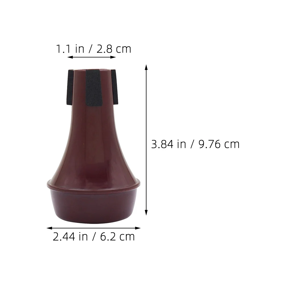 2 szt. Tłumik do trąbki z ABS, lekki, redukujący hałas, do ćwiczeń w domu, akcesorium do trąbki i puzonu