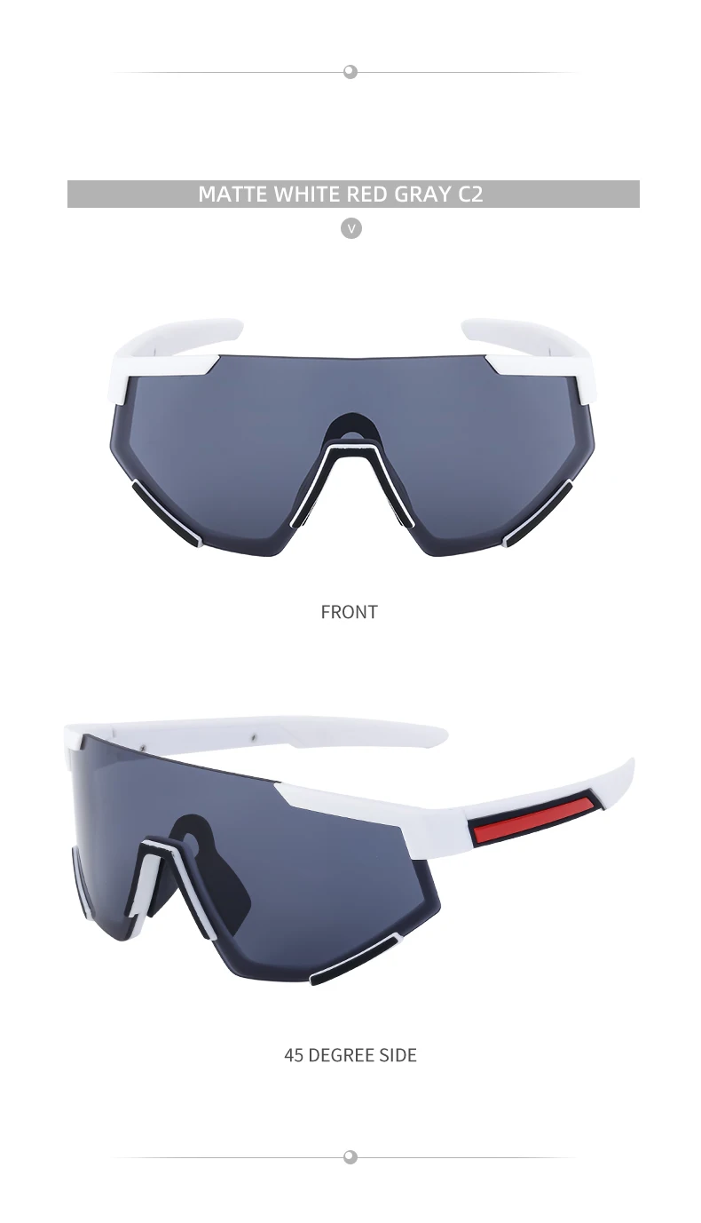Übergroße quadratische Sport-Sonnenbrille für Damen und Herren 2026 – Luxusmarke, einteilige Punk-Sonnenbrille für Damen, Masken-Brille – Detail 17