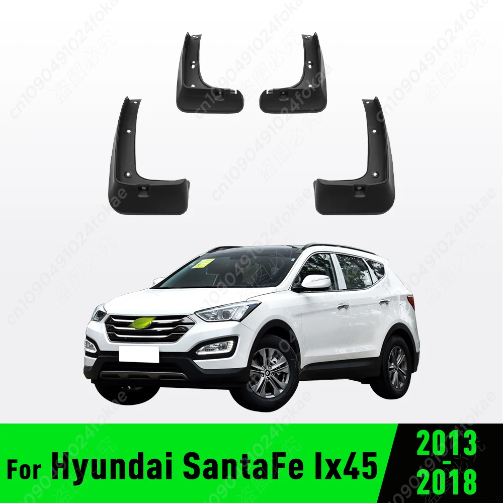 For Hyundai Santa Fe LX ix45 2013 2014 2015 2016 2017 2018 Fender Mudguard Mud Flaps Guard Splash Flap Mudguards Car Accessories