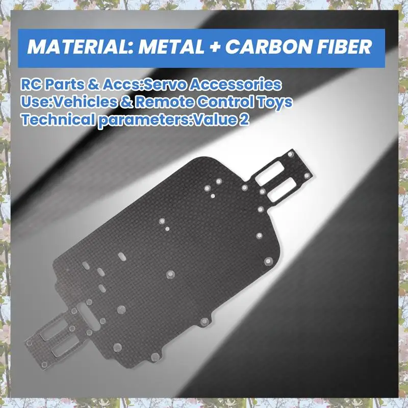 

X18A-Upgrade Carbon Fiber Chassis Parts For Wltoys A959 A979 A959B A979B 1/18 RC Car Replacement