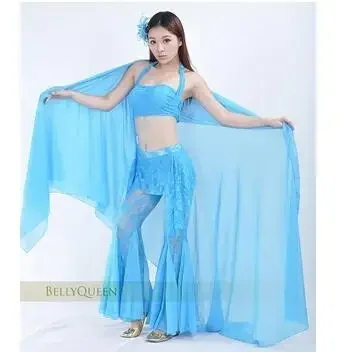 

1pcs/lot woman belly dancing chiffon veil Dance Dancing Costume Chiffon Shawl Veil 250*120CM