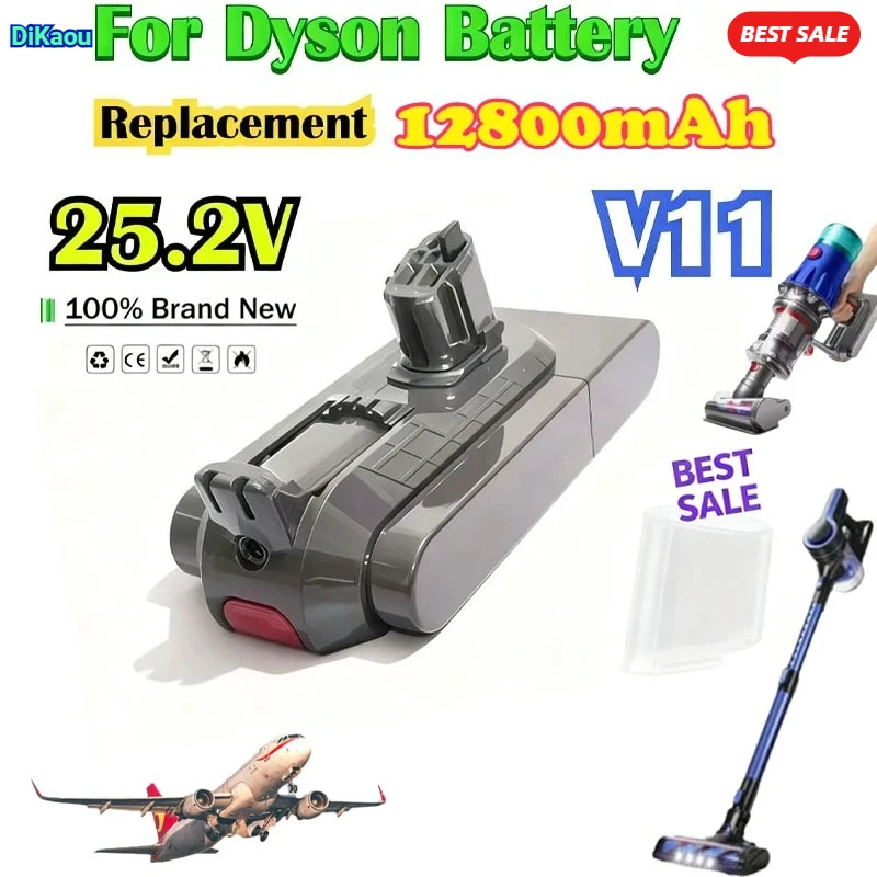 

Original 25.2V V11 Replacement Lithium Battery For Dyson SV15 Absolute Pro Fluffy Motorhead SV14 SV15 SV17Battery Vacuum Cleaner