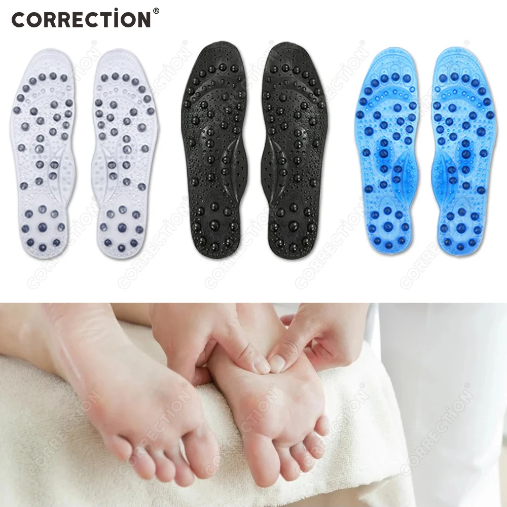 

Magnetic Therapy Insoles Enhanced Upgrade 68 Magnets Advanced Foot Acupressure Shoes Pads Massage Slimming Insoles Unisex