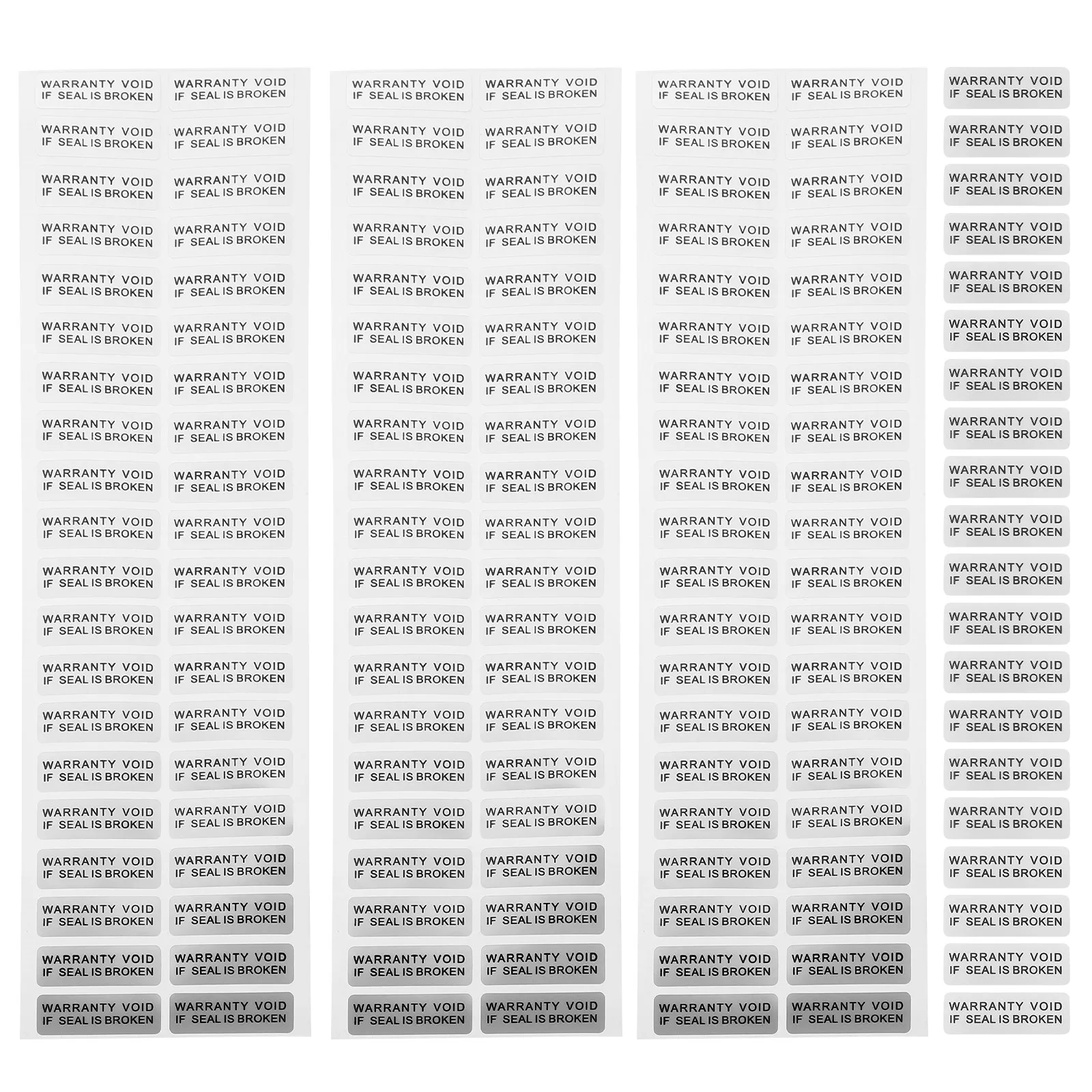 400Pcs Anti-Tamper Void Sticker Paper Adhesive Warning Label Security Sealing Label for Packages Electronics Devices Caution view 4