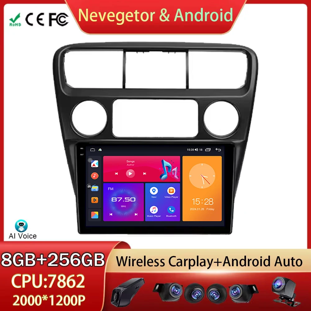 For Honda Accord 6 1997 - 2002 Android Auto Car Radio Head Unit Multimedia Video Player Stereo GPS Navigation WIFI No 2din DVD