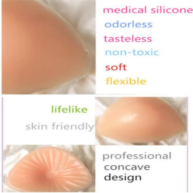 1pc Silicone Breast Form Boob Prosthesis Tits for Mastectomy Breast Cancer Soft Lifelike Women Drag Queen Plus Size Cosplay Gift