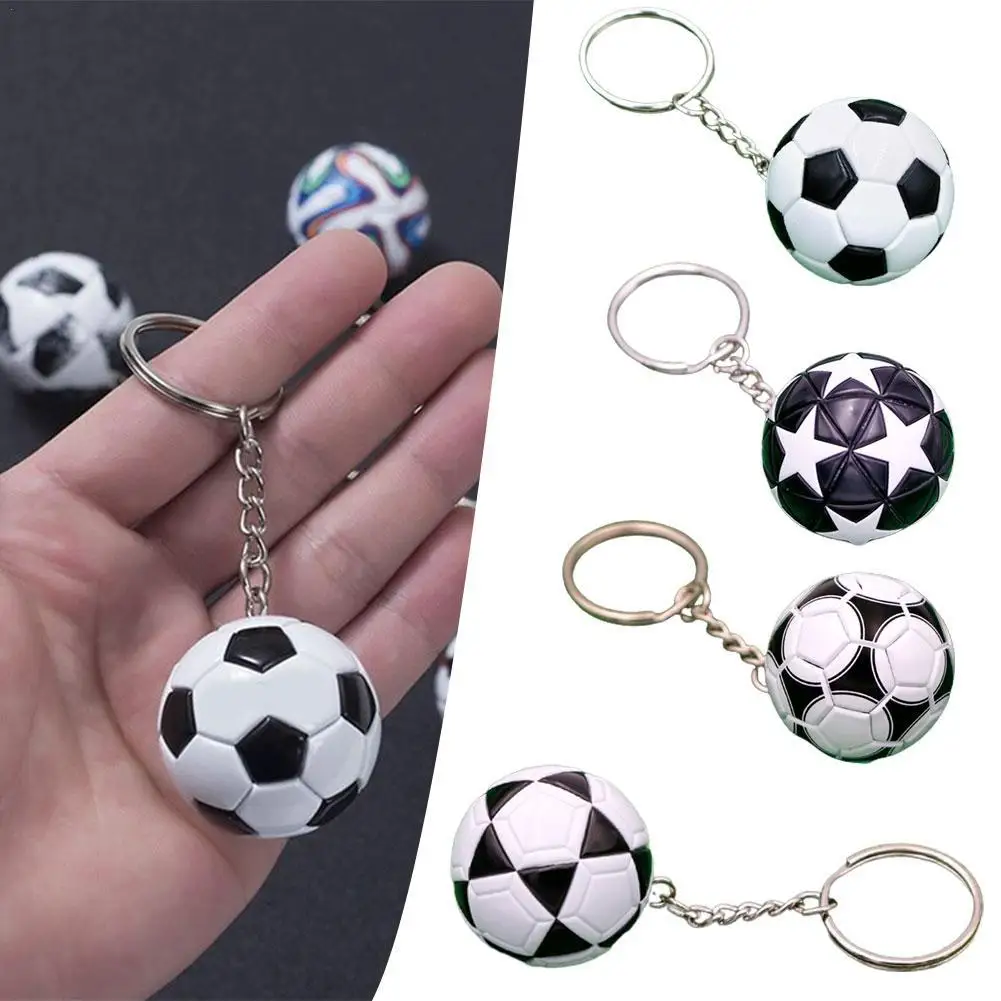 European Football Imitation Leather Souvenir Keychain Phone Fashion Pendant Keyring Exquisite Gift Kid Toys Boy Gift