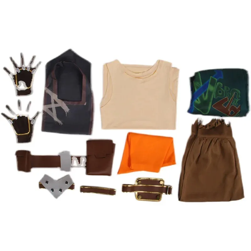 CyGame Arcane Staffel 2 Ekko Cosplay Kostüm Anzug Jacke Hose Uniform Perücke Schuhe Maske Komplettset Herren Halloween Party Weihnachten Outfit