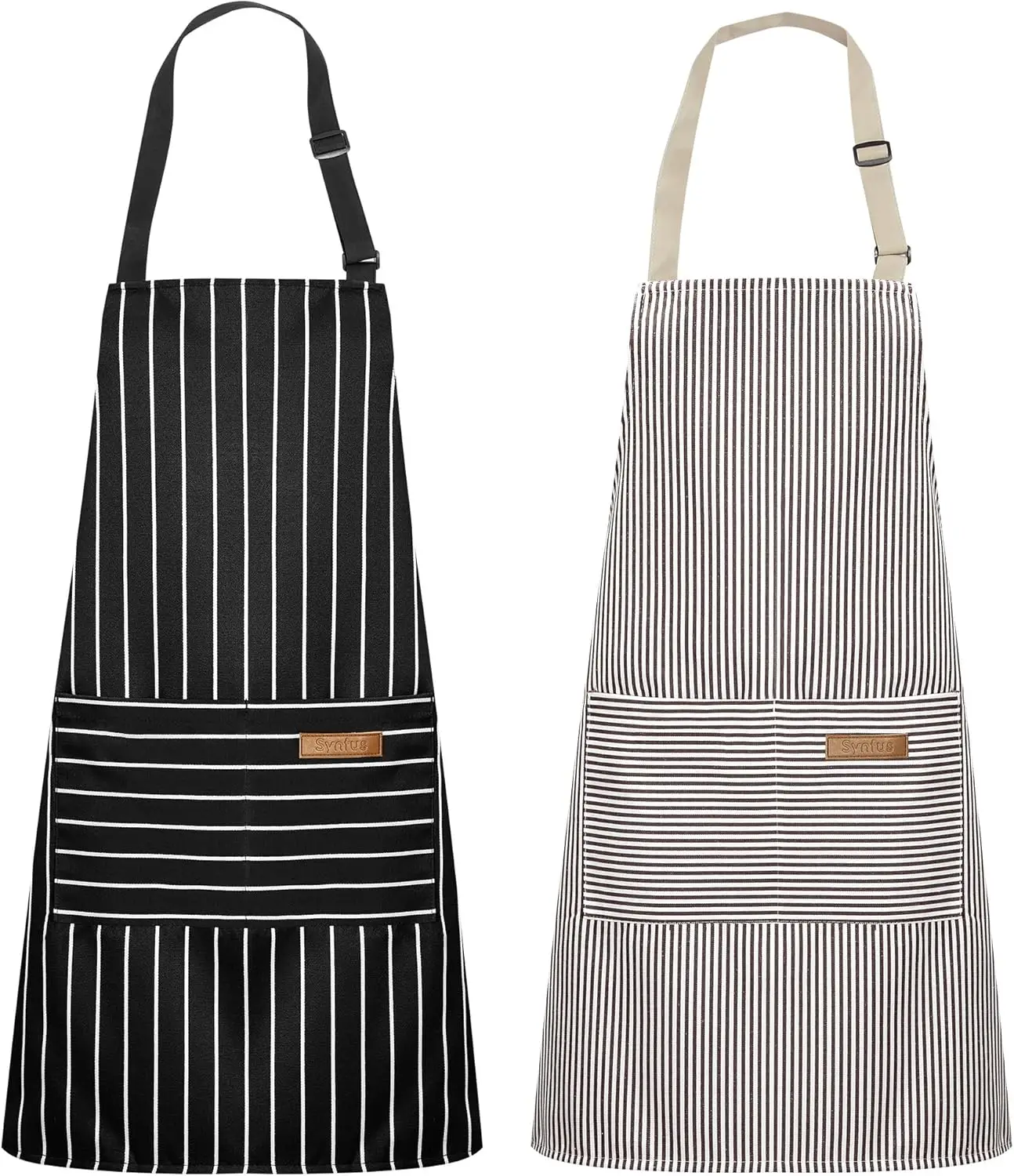 

Adjustable Cooking Apron for Men Women with 2 Pockets Kitchen Chef Apron