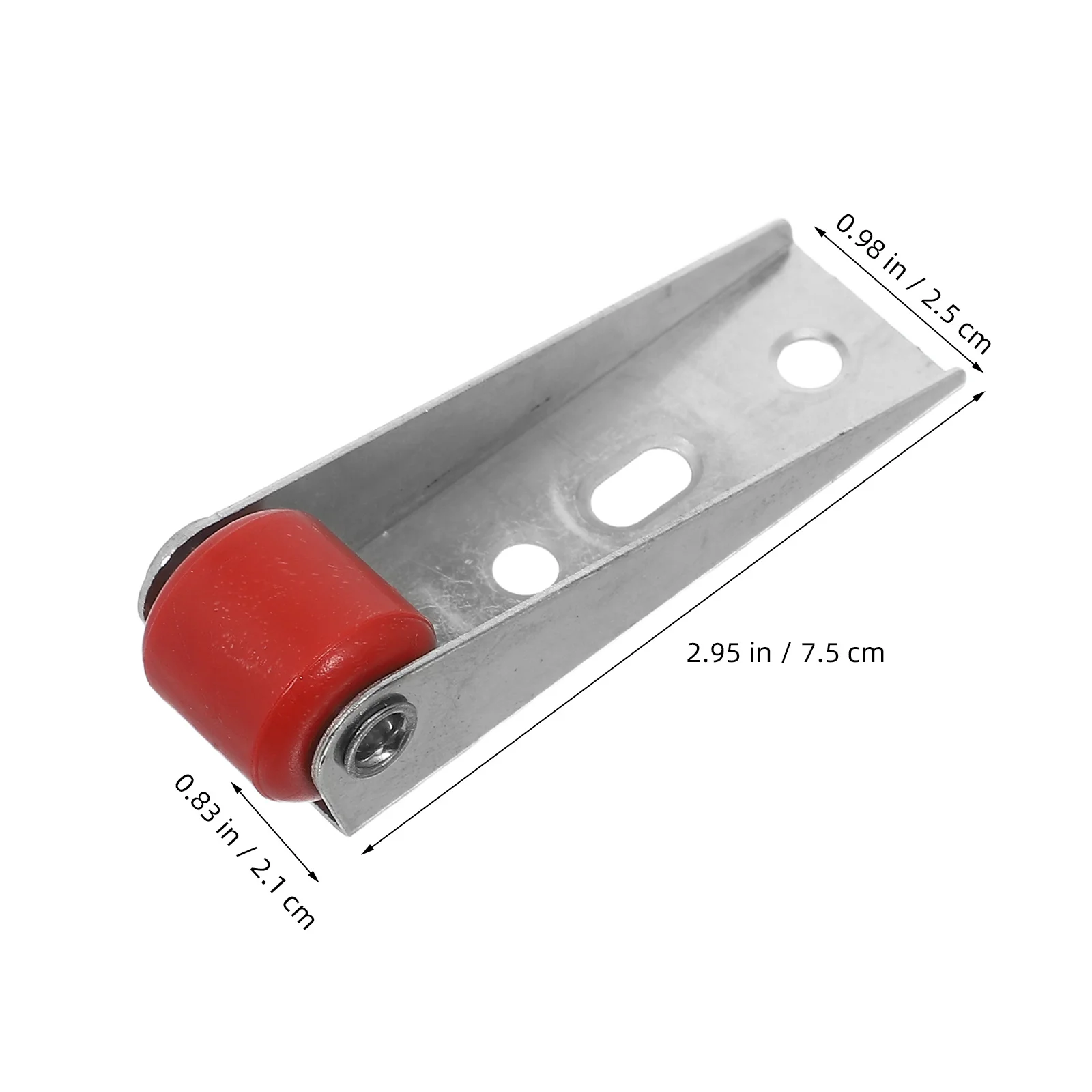 2 قطعة عجلة الباب الهادئ لأبواب خزانة منزلقة الثقيلة الاتجاه الأسطوانة بوابة دعم عجلة باب الحظيرة بكرة عجلات ل #5