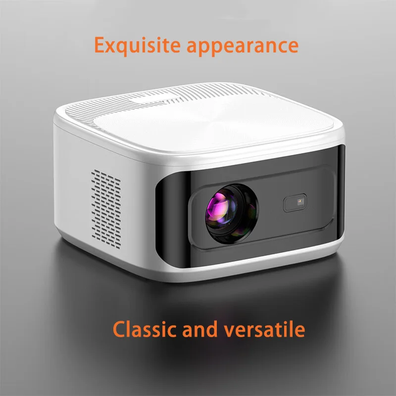 K6 Portable Projector with Auto Focus & Keystone Correction 1080p Resolution Remote Voice Control LED & LCD Lamps Maximum 720p