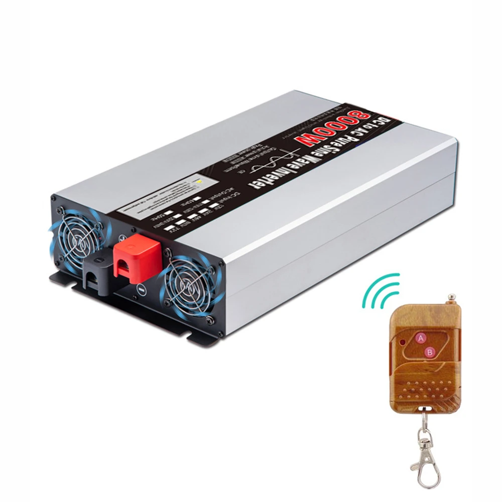 Imagem -04 - Inversor de Onda Senoidal Pura Inversor Solar de Freqüência dc 12v 24v 48v 60v 72v para ac 220v 230v 110v 60hz 6000w 8000w